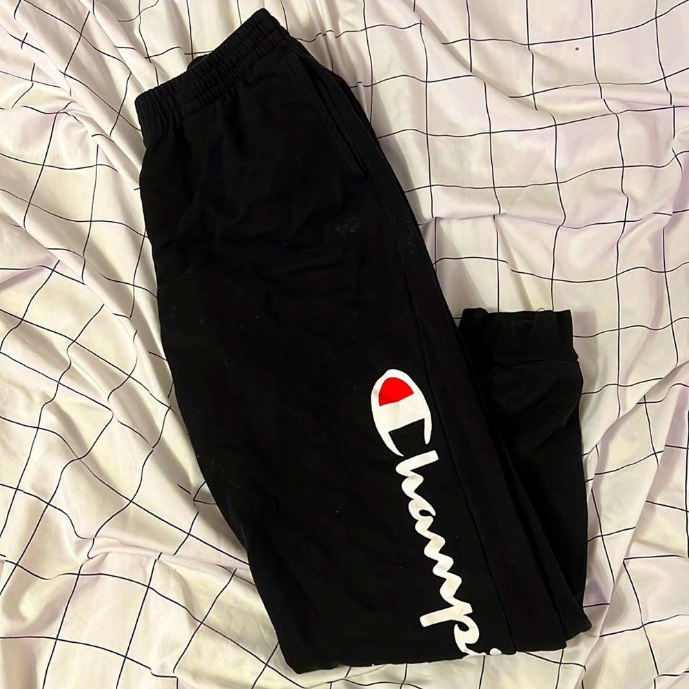 black champion sweatpants